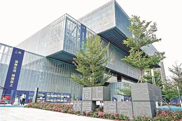 โครงการสระว่ายน้ำศูนย์กีฬาและวัฒนธรรม Blueway: ศูนย์กีฬา Jianshang เขตหลงหัวเซินเจิ้น